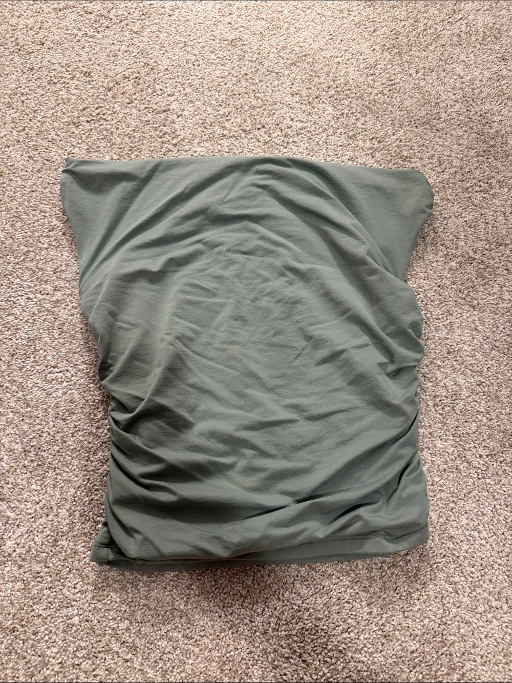 Abercrombie & Fitch green off the shoulder top